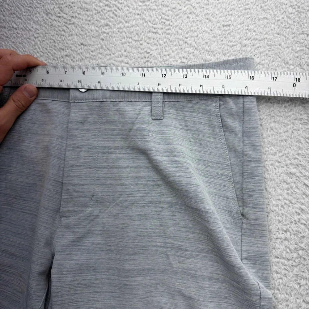 BYLT Premium Basics Mens Kinetic Short Heather Grey Size Medium Athletic Stretch